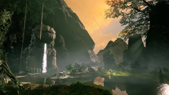 营, 雕像, 河, 冒险, 景观, 马, 大象, 勘探