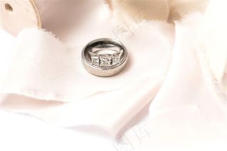 戒指清新文艺物品