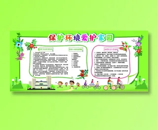保护环境海报