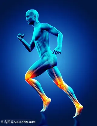 人体结构漆关节踝关节透视图片