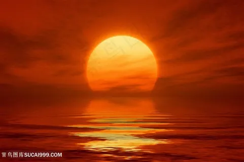 海面升起的太阳高清图片 海面升起的太阳高清图片