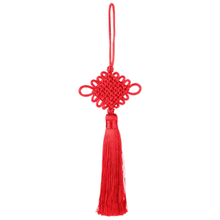 红色平安结中国结免扣素材