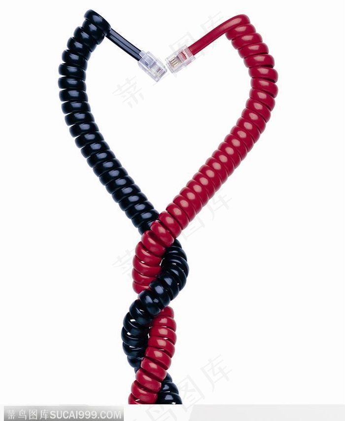 黑色和红色线上的水晶头