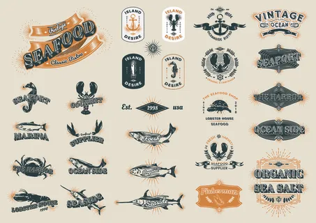 手绘Logo标志素材