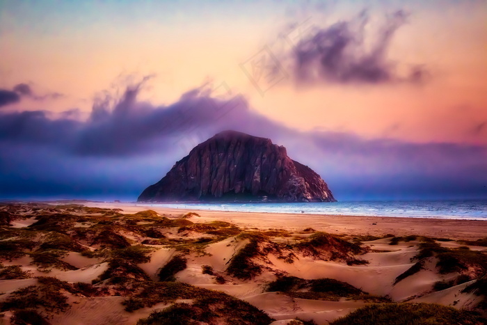 加利福尼亚海滩唯美图片