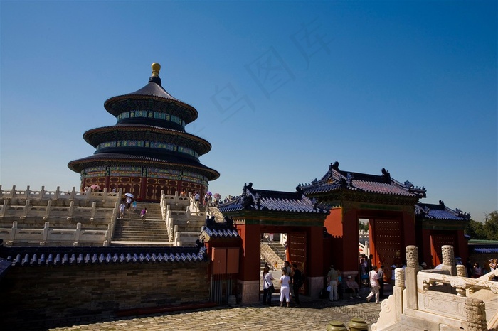 天坛祈年殿古建筑摄影图片