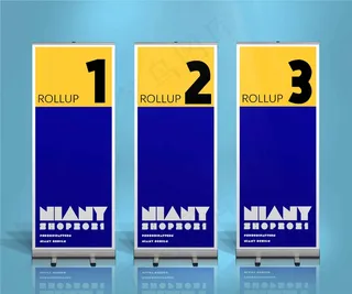 易拉宝样机 易拉宝效果图