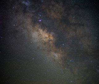 黑色星空摄影素材