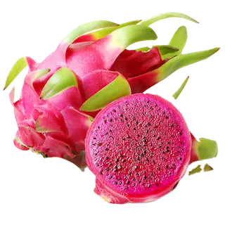 红心火龙果 (2)水果超市商品白底图免抠实物摄影png格式图片透明底