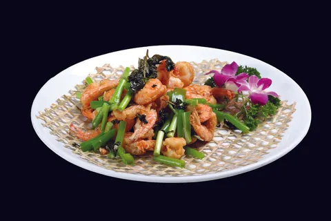 茶香风味虾 36元