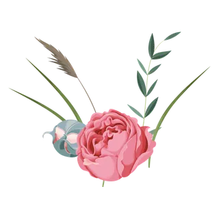 鲜花玫瑰免扣素材