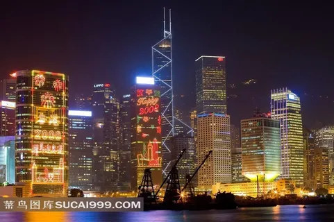 香港维多利亚港夜景