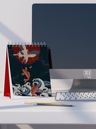 中国风国潮新春春节包装样机模板