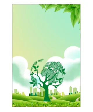 绿色环保海报背景