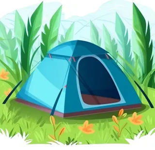 户外帐篷露营免抠