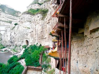 山西旅游-大同悬空寺风光13