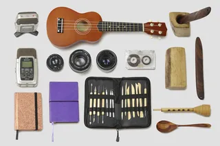 吉他音箱录音棚装饰图标元素