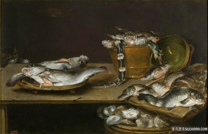 厨房鱼唯美装饰画