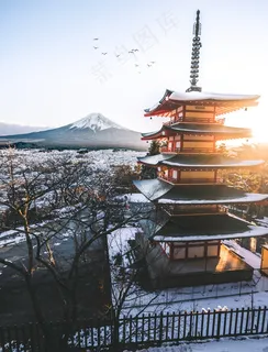 日本东京古建筑图片