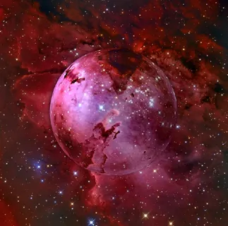 元宇宙世界风景背景墙