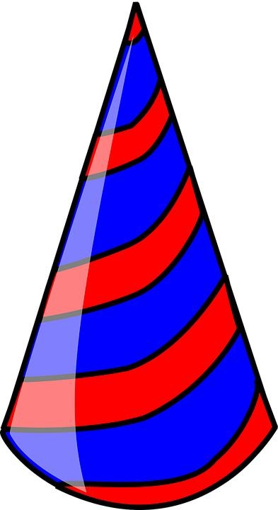 派对生日帽 PNG免抠(393x720)