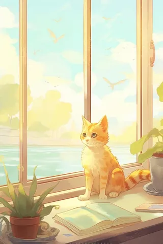 清新房屋休息简约背景