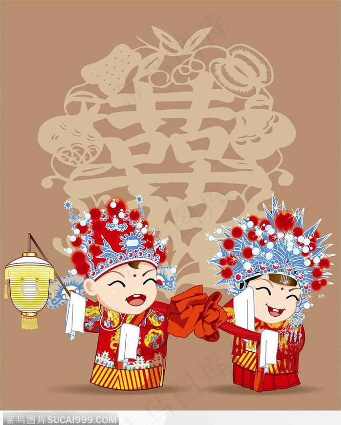 古典婚礼小人