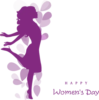 38妇女节三八女神女王粉色花朵玫瑰艺术字设计png免抠ps素材