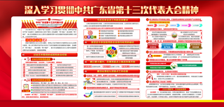 贯彻*广东省第十三次代表大会精神