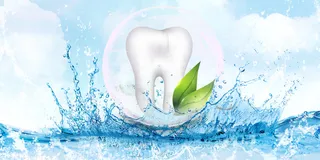 全国爱牙日背景