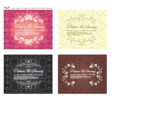 简约风古典名片海报边框图框插画插图素材AI矢量图 (68)