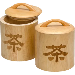 免抠实木创意茶桶