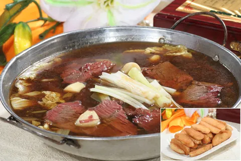 锅仔驴肉罩火烧