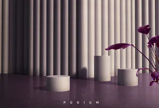 光影质感时尚电商产品场景分层背景