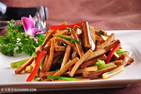 小炒豆腐干豆制品美味菜摄影餐饮传统美食 小炒豆腐干豆制品美味菜摄影餐饮传统美食