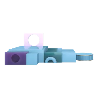 3D展台素材免扣产品展示台PNG