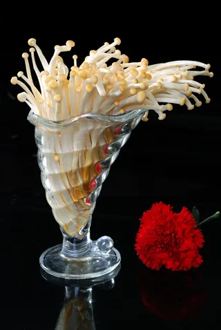 蘑菇香菇金针菇杂菇菌类美食素菜