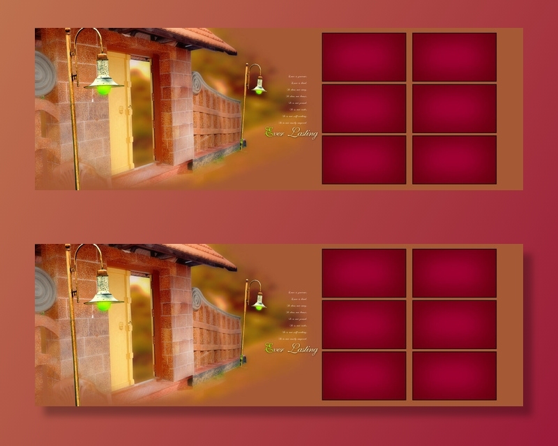 照片画册psd素材