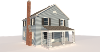 养殖房子卡通简笔画现代农业