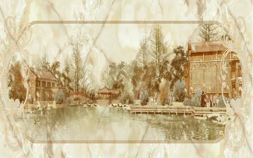 雕塑玉雕背景风景 雕塑玉雕背景风景