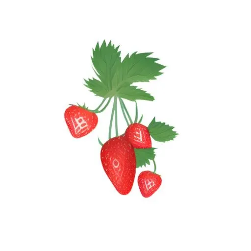 草莓免抠(2048x2048)