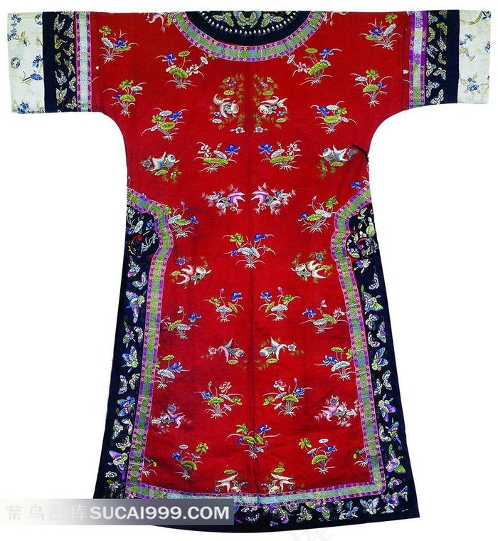 花卉蝴蝶图案服饰