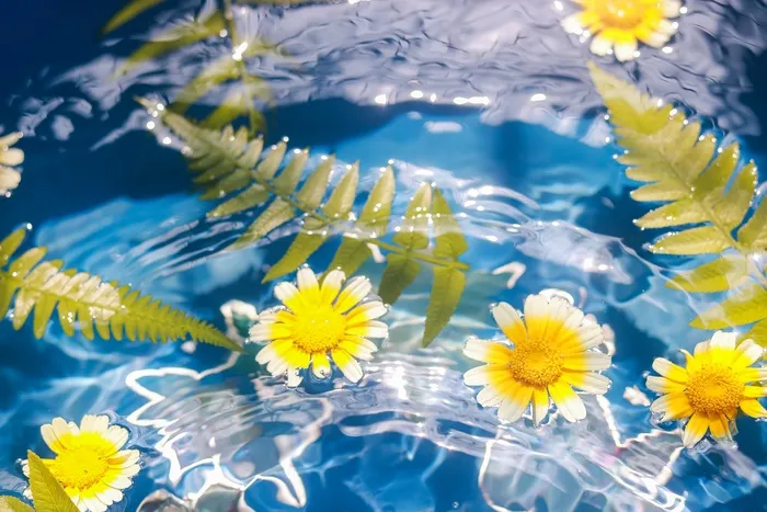 白色纯洁雏菊摄影素材