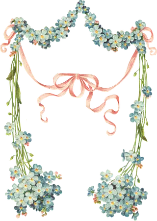 古典花卉png免扣素材