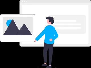 2.5d电脑界面插画小图标素材