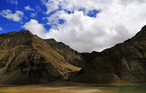 西藏冰雪风景图
