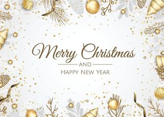 圣诞节圣诞树圣诞老人闪亮装饰电商促销折扣海报