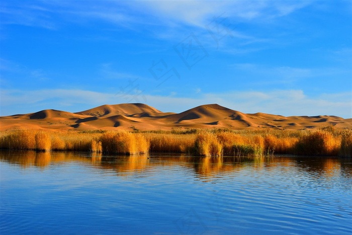 内蒙古腾格里沙漠风景