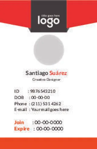 公司工作证名片