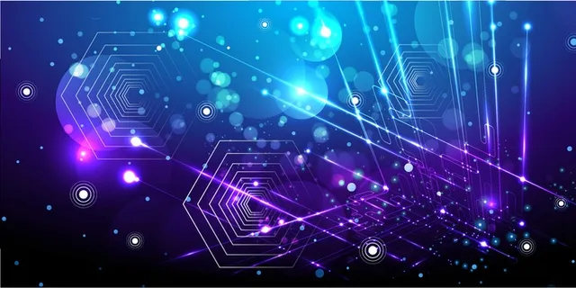 梦幻 彩色  舞台 设计 背景图